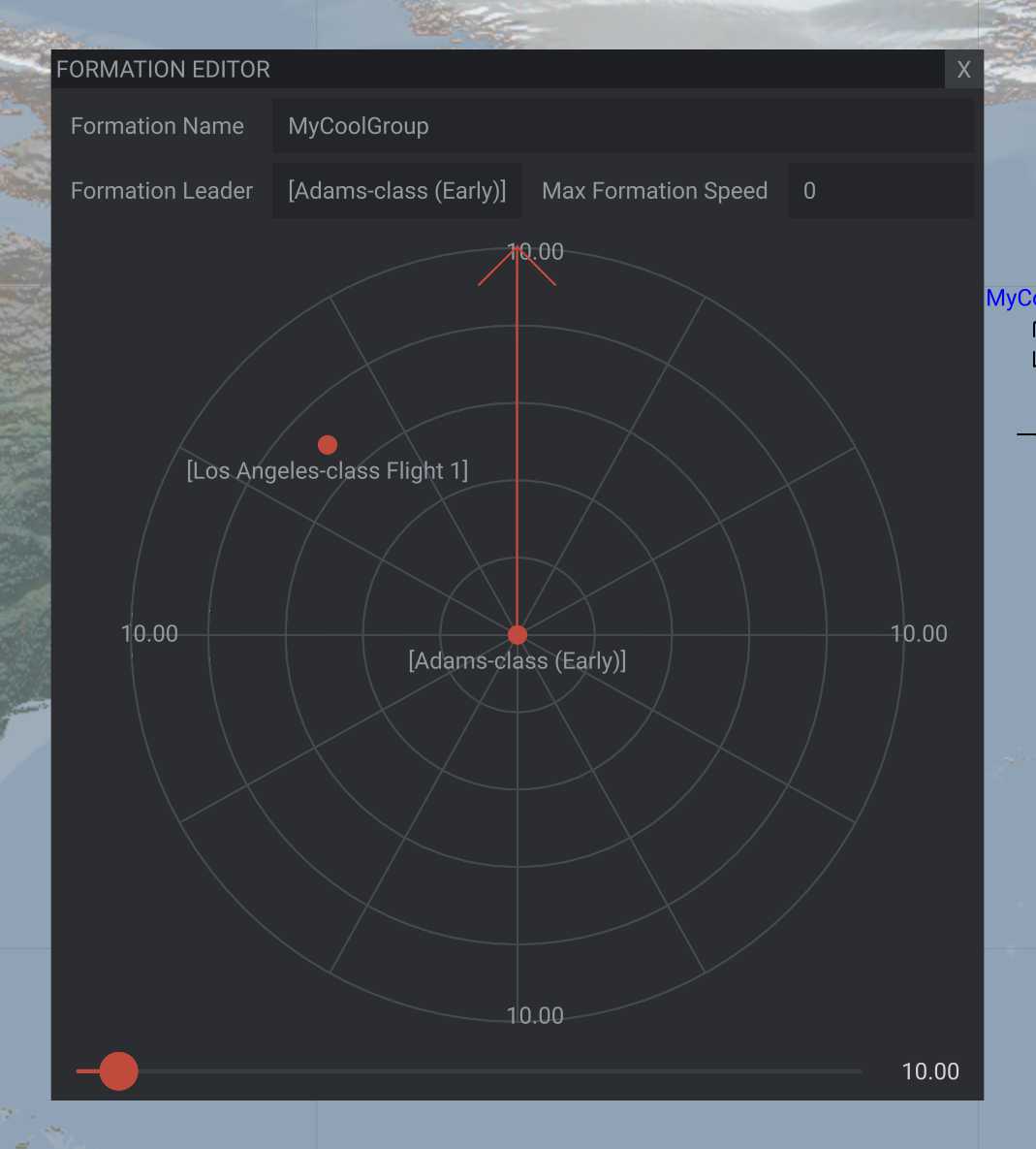 Sea Power Mission Editor Formation Editor Move Units