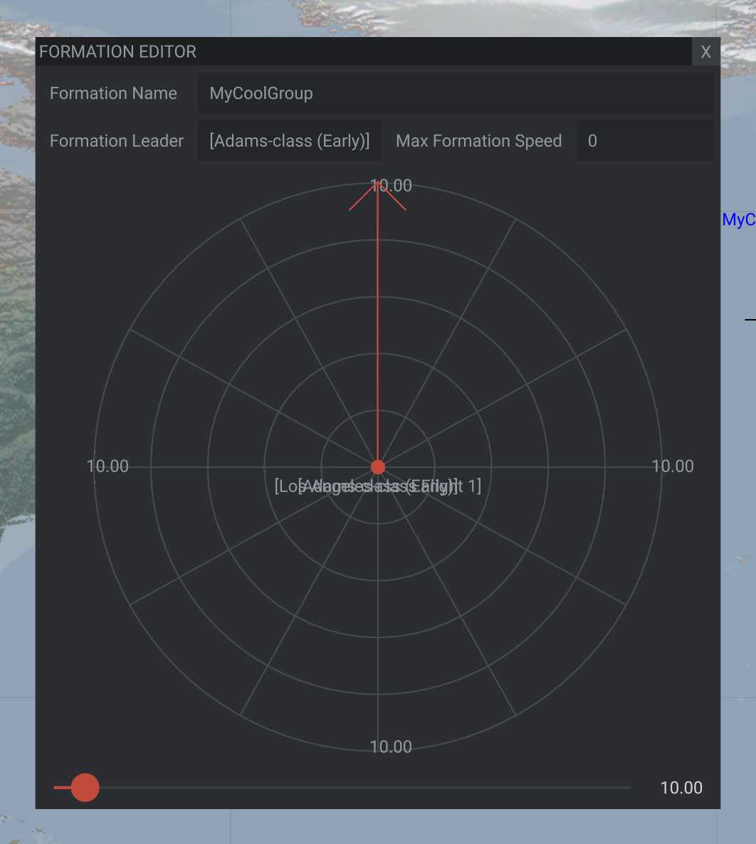 Sea Power Mission Editor Formation Editor