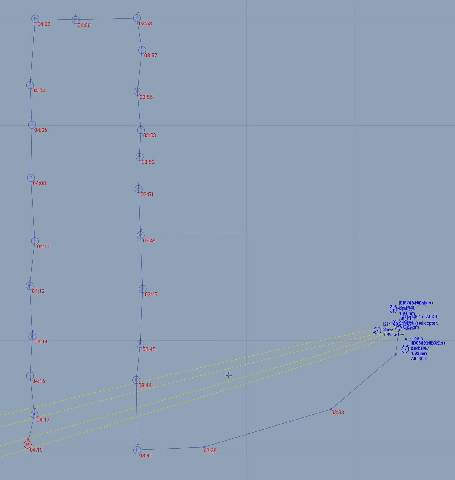 Sea Power Sonobuoy Helicopter Pattern Manual Waypoints