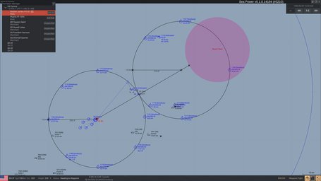 ASW Tactics Sonobuoy 15nm Circles Sea Power Naval Combat in the Missile Age Screenshot